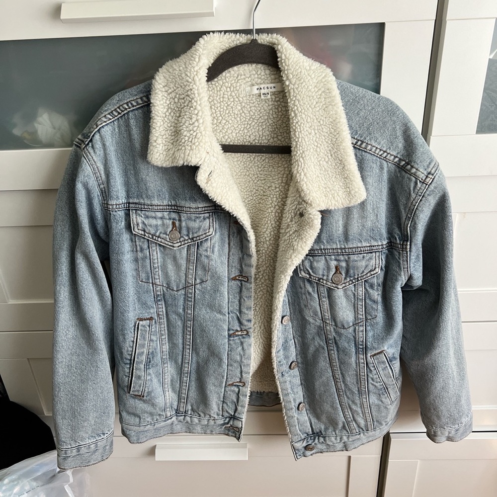 Sherpa Jean jacket
